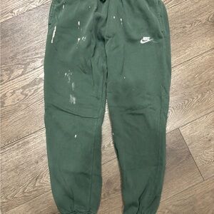 Green Nike Sweatpants Large